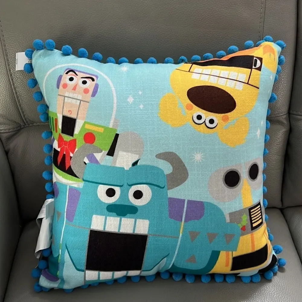 Disney Throw Pillow - Pixar Holiday ''Toy To The World''